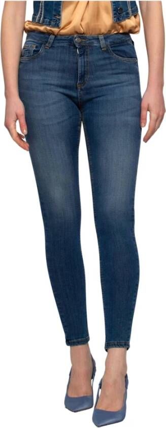 Kocca Denim en katoenen broek Blauw Dames