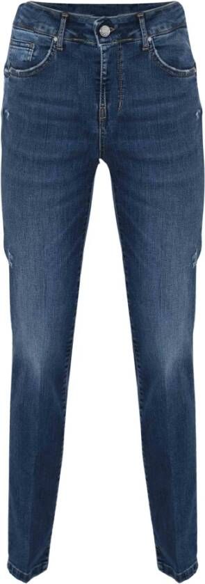 Kocca Donkere Skinny Jeans Blauw Dames