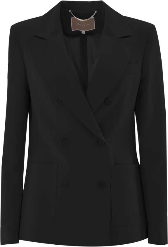 Kocca Dubbelrijige Blazer Zwart Dames