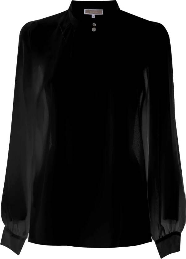 Kocca Elegante Blouse Zwart Dames