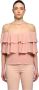 Kocca Gerimpelde Blouse uit de Gold Collection Pink Dames - Thumbnail 2