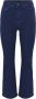 Kocca Hoge taille stretch katoenen bootcut jeans Blauw Dames - Thumbnail 1