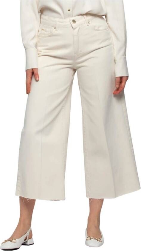 Kocca Katoenen Culotte Broek Beige Dames