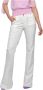 Kocca Katoenen Olifant Flare Broek Beige Dames - Thumbnail 1