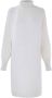 Kocca Korte wollen jurk met lange mouwen White Dames - Thumbnail 1