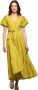 Kocca Lange katoenen jurk met knoopdetail Green Dames - Thumbnail 3