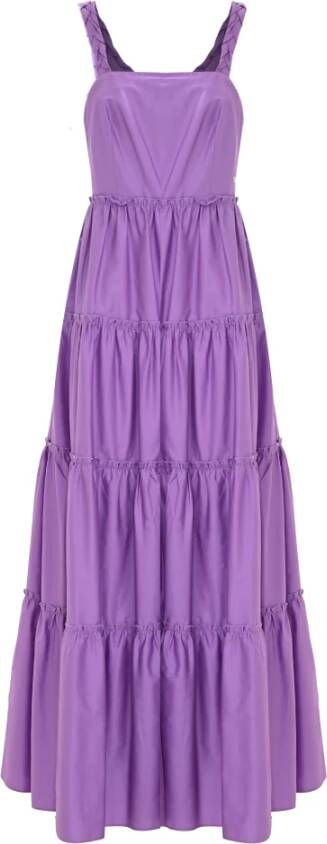 Kocca Long cotton dress Purple Dames
