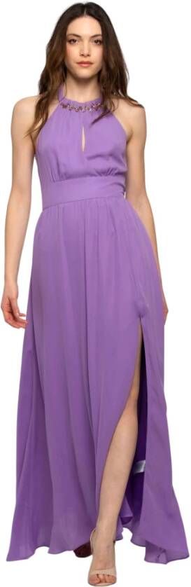Kocca Long dress from the Gold Collection Purple Dames