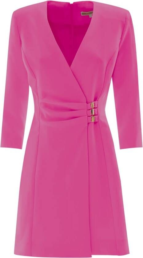 Kocca Mini dress with a zip at the back Roze Dames