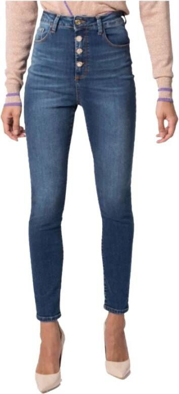 Kocca Moderne Vrouw Skinny Jeans Blauw Dames