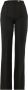 Kocca Elegante Flared Polyester Broek Black Dames - Thumbnail 1