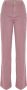 Kocca Rechte broek van stretchkatoen met decoratieve knopen aan de zijkanten Roze Dames - Thumbnail 1