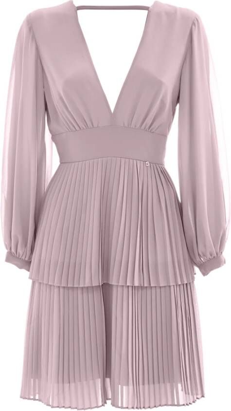 Kocca Ruffle mini dress Roze Dames
