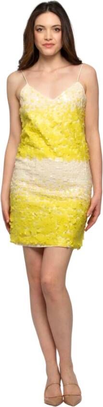 Kocca Sequinned mini dress Yellow Dames