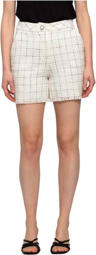 Kocca Shorts met franjes White Dames