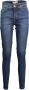 Kocca Blauwe Katoenen Jeans & Broek 5-Pocket Knoop en Rits Logo Blue Dames - Thumbnail 1