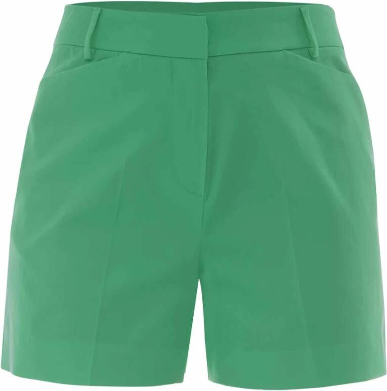 Kocca Stretch katoenen shorts Groen Dames