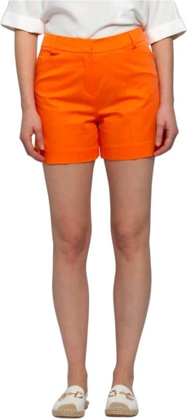 Kocca Stretch katoenen shorts Oranje Dames