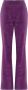 Kocca Wijd uitlopende katoenen broek Purple Dames - Thumbnail 1