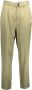 Kocca Groene Lyocell Jeans & Broek Elastische Tailleband 4 Zakken Green Dames - Thumbnail 1