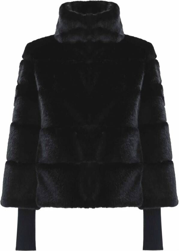 Kocca Faux Fur Shearling Jackets Black Dames