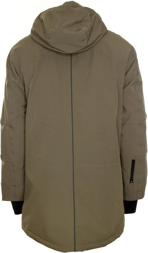 Krakatau Reflecterende winterparka met verstelbare capuchon Green Heren - Foto 3