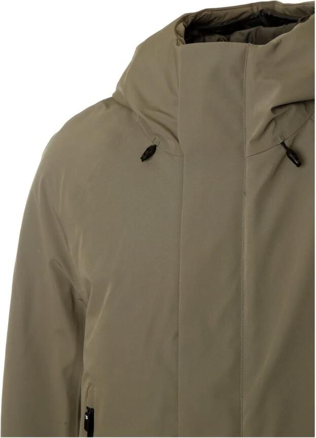 Krakatau Reflecterende winterparka met verstelbare capuchon Green Heren - Foto 2