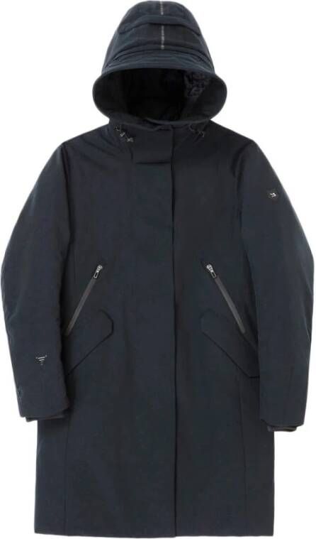 Krakatau Stijlvolle Winterjas Black Dames