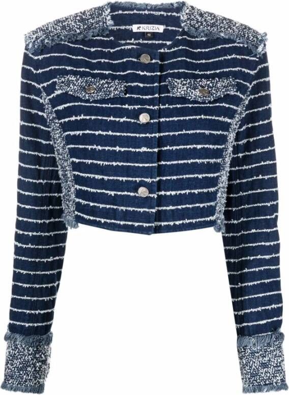 Krizia Cardigans Blauw Dames