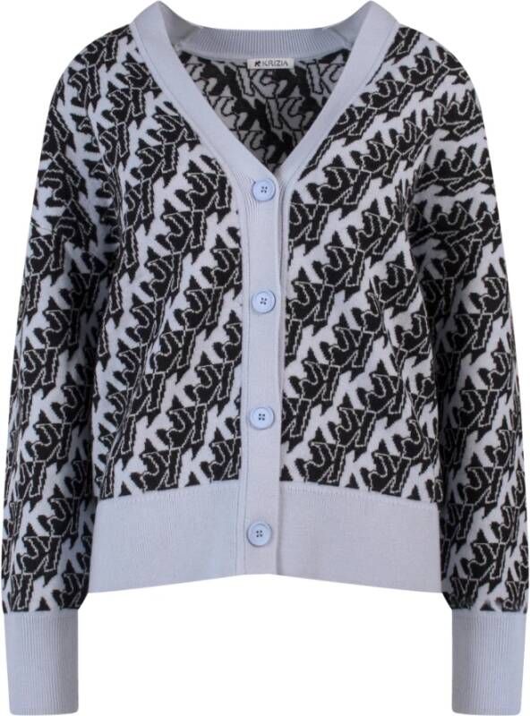 Krizia Cardigans Blauw Dames