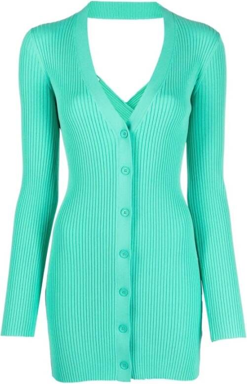 Krizia Knitted Dresses Groen Dames
