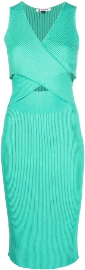 Krizia Midi Dresses Groen Dames