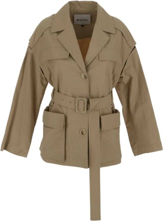Krizia Trench Coats Beige Dames