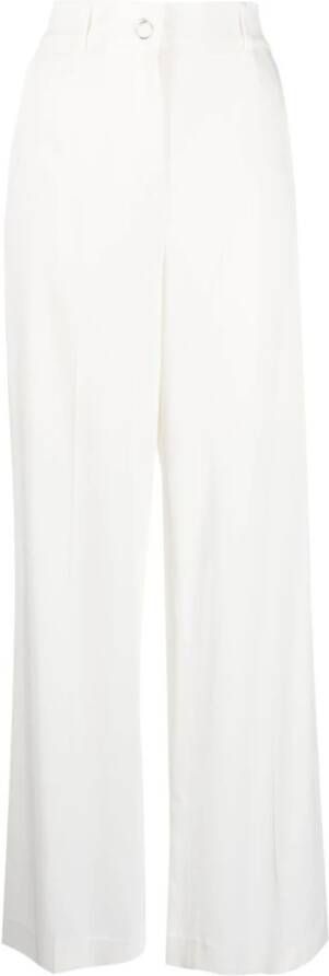 Krizia Wide Trousers White Dames