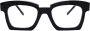 Kuboraum Stijlvolle Optische Masker Black Unisex - Thumbnail 1
