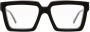 Kuboraum Stijlvolle Optische Masker Black - Thumbnail 1