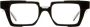 Kuboraum Stijlvolle Maskerbril Black Unisex - Thumbnail 1