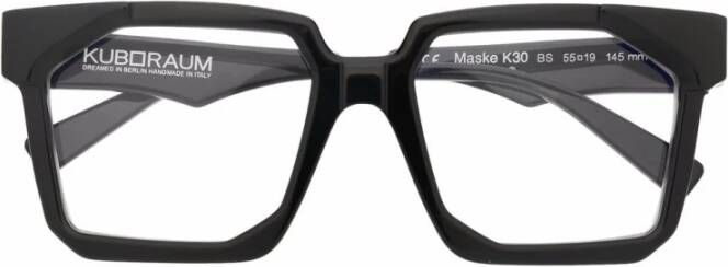 Kuboraum Stijlvolle Optische Masker voor Verbeterd Zicht Black
