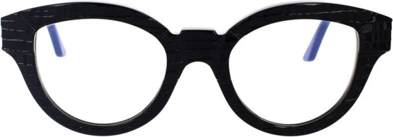 Kuboraum Zwarte Optische Bril voor Dagelijks Gebruik Black Unisex