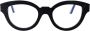 Kuboraum Zwarte Optische Bril voor Dagelijks Gebruik Black Unisex - Thumbnail 1