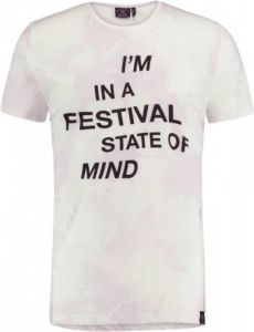 Kultivate T-shirt festival Wit Heren