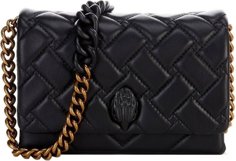 Kurt Geiger London Zwarte Schoudertas Mini Kensington Kurt