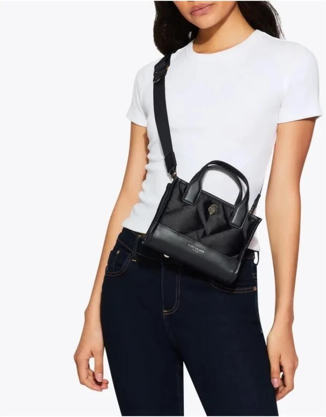 Kurt Geiger Gerecyclede vierkante schoudertassen Black Dames - Foto 2