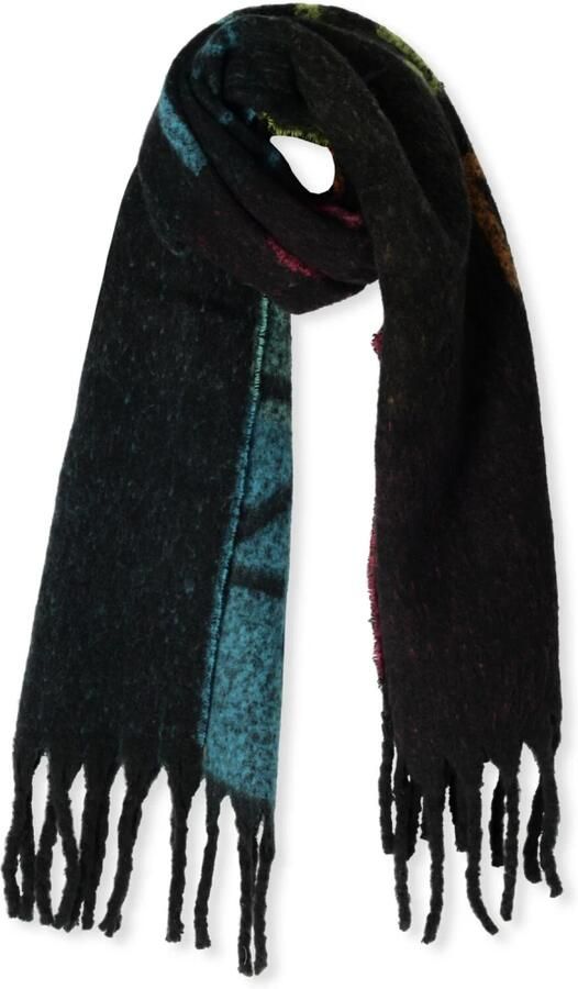 Kurt Geiger Logo Yarndye Sjaal Black Dames - Foto 4