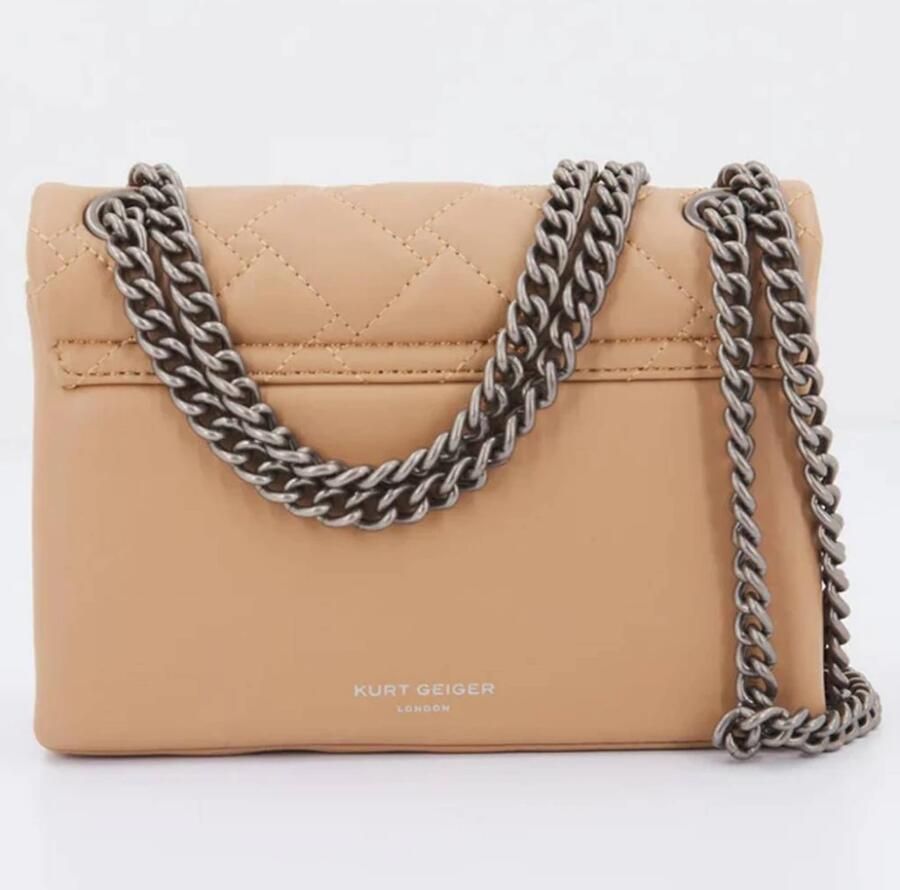 Kurt Geiger London Camel Schoudertas Mini Kensington X Bag - Foto 3