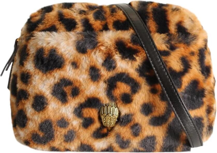 Kurt Geiger crossbody tas Kensington Puff Camera met panterprint bruin - Foto 7