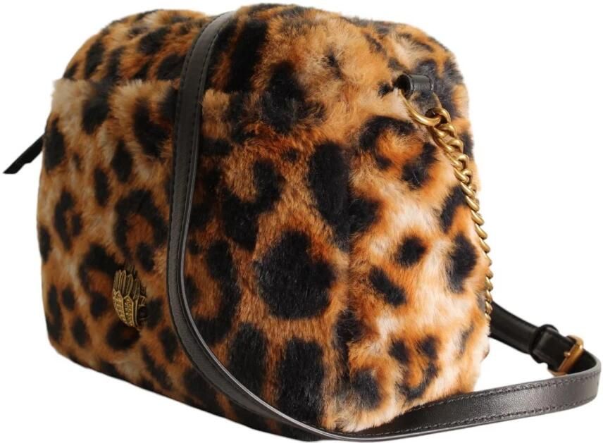 Kurt Geiger crossbody tas Kensington Puff Camera met panterprint bruin - Foto 2
