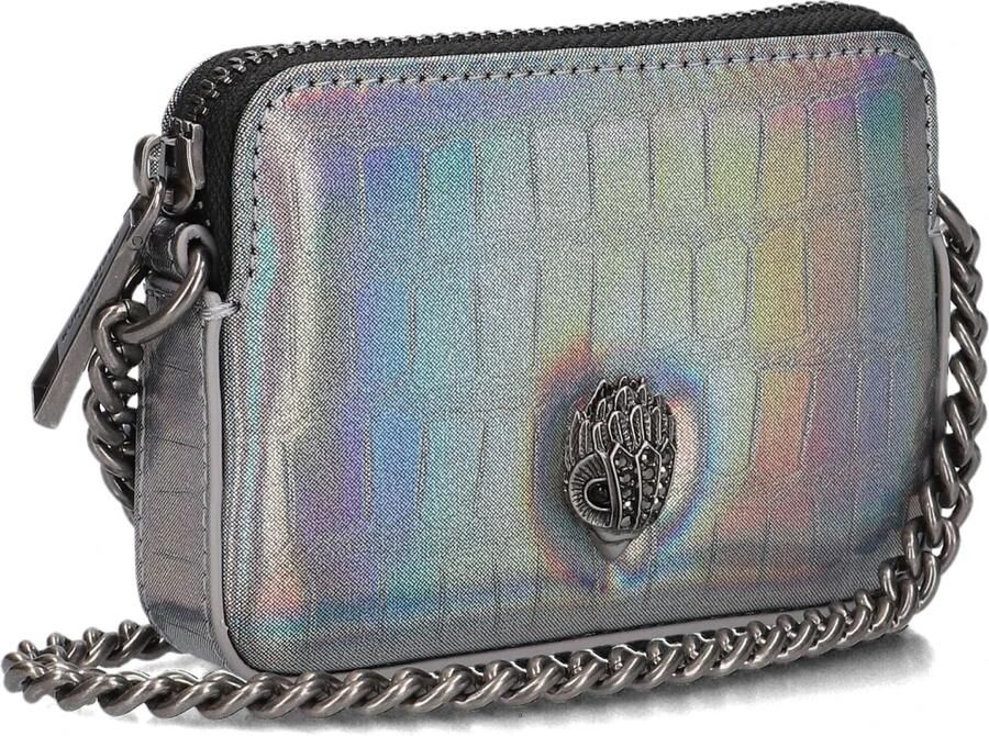 Kurt Geiger Zilveren Micro Kensington Camera Schoudertas Multicolor Dames