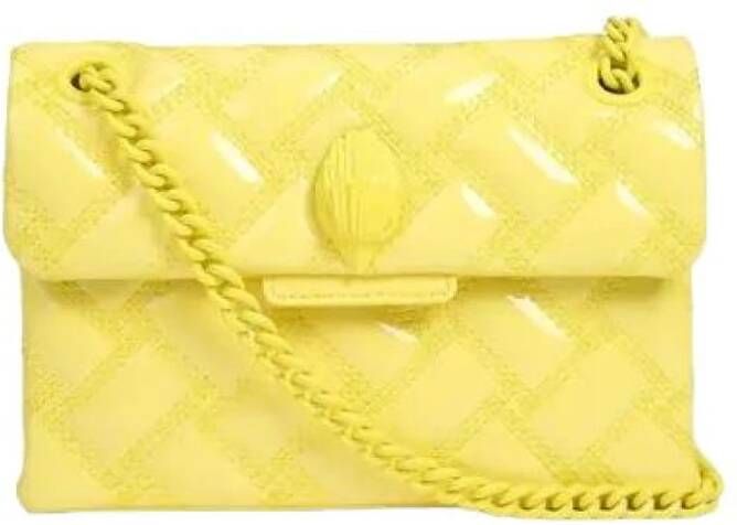 Kurt Geiger crossbody tas Mini Kensington Drench geel