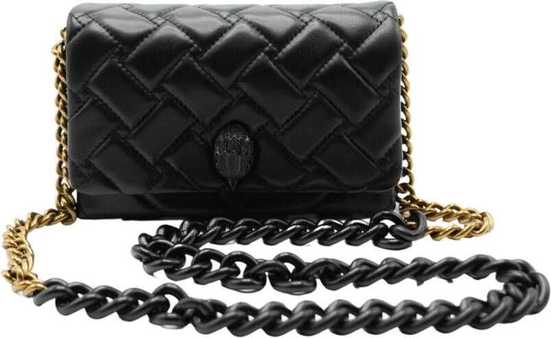 Kurt Geiger London Zwarte Schoudertas Mini Kensington Kurt
